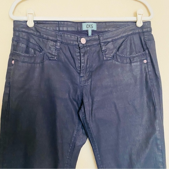 CKS Fashion Black Denim Stretch Jeans Design by Antwerp-belgium Size 32 - Picture 4 of 16